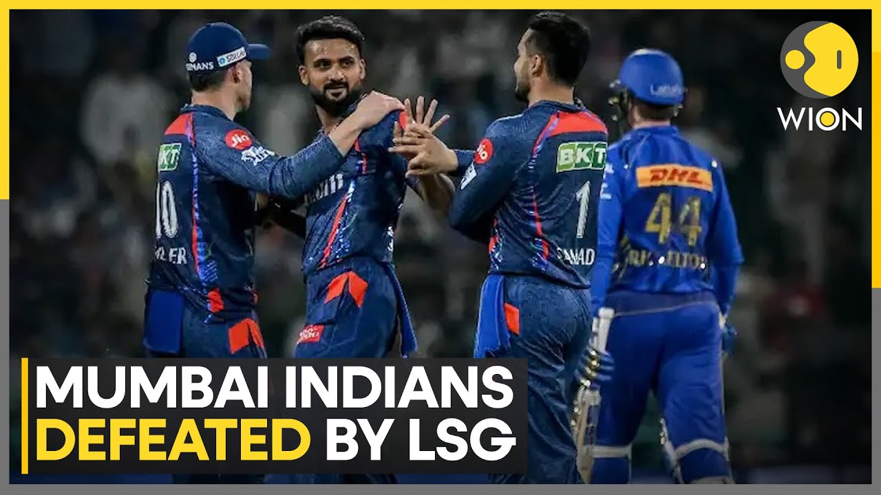 LSG Vs MI: Lucknow Super Giants Beats Mumbai Indians By 12 Runs | WION Sports