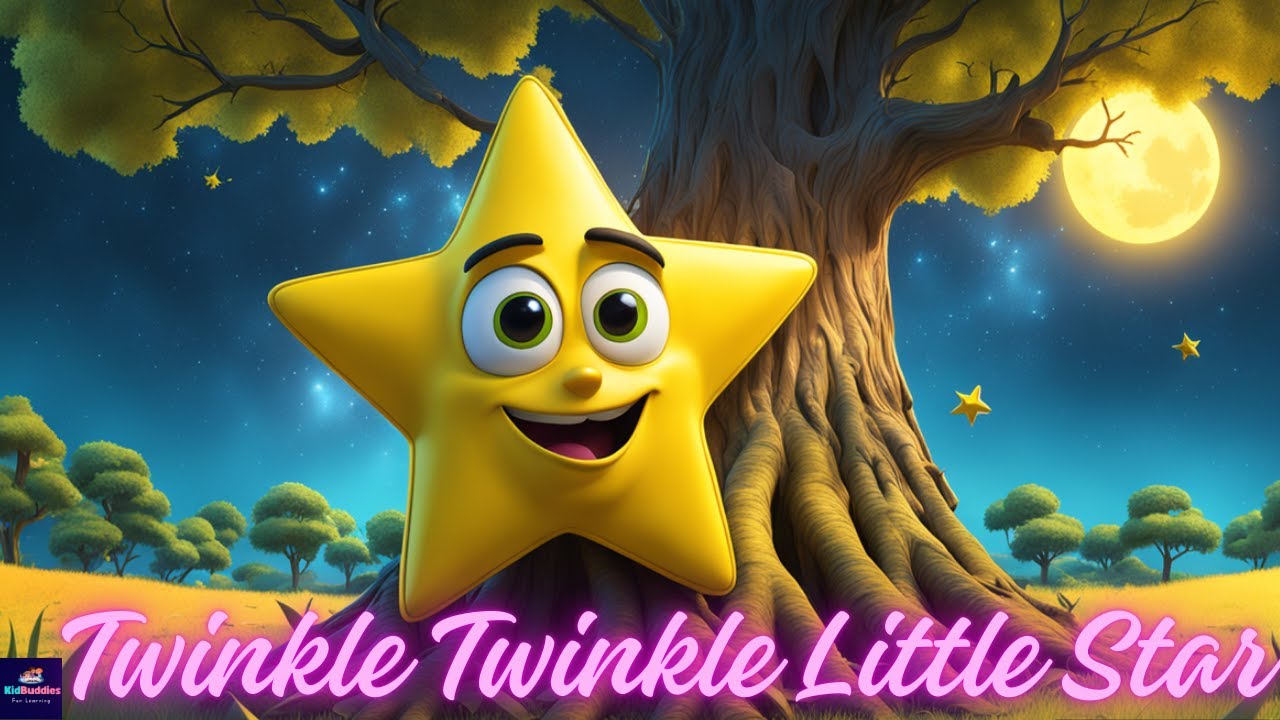 Twinkle Twinkle Little Star ✨ | Magical Nursery Rhyme Song for Kids with Fun Animation!