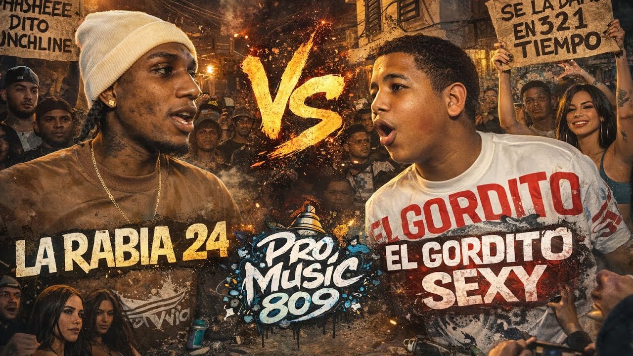LA RABIA 24 vs EL GORDITO SEXY 😱🔥 | ¡SE LA DAMO EN 3, 2, 1! (Batalla de Freestyle)