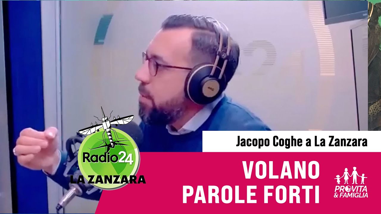 Parole forti a La Zanzara con Jacopo Coghe, Cruciani e Parenzo