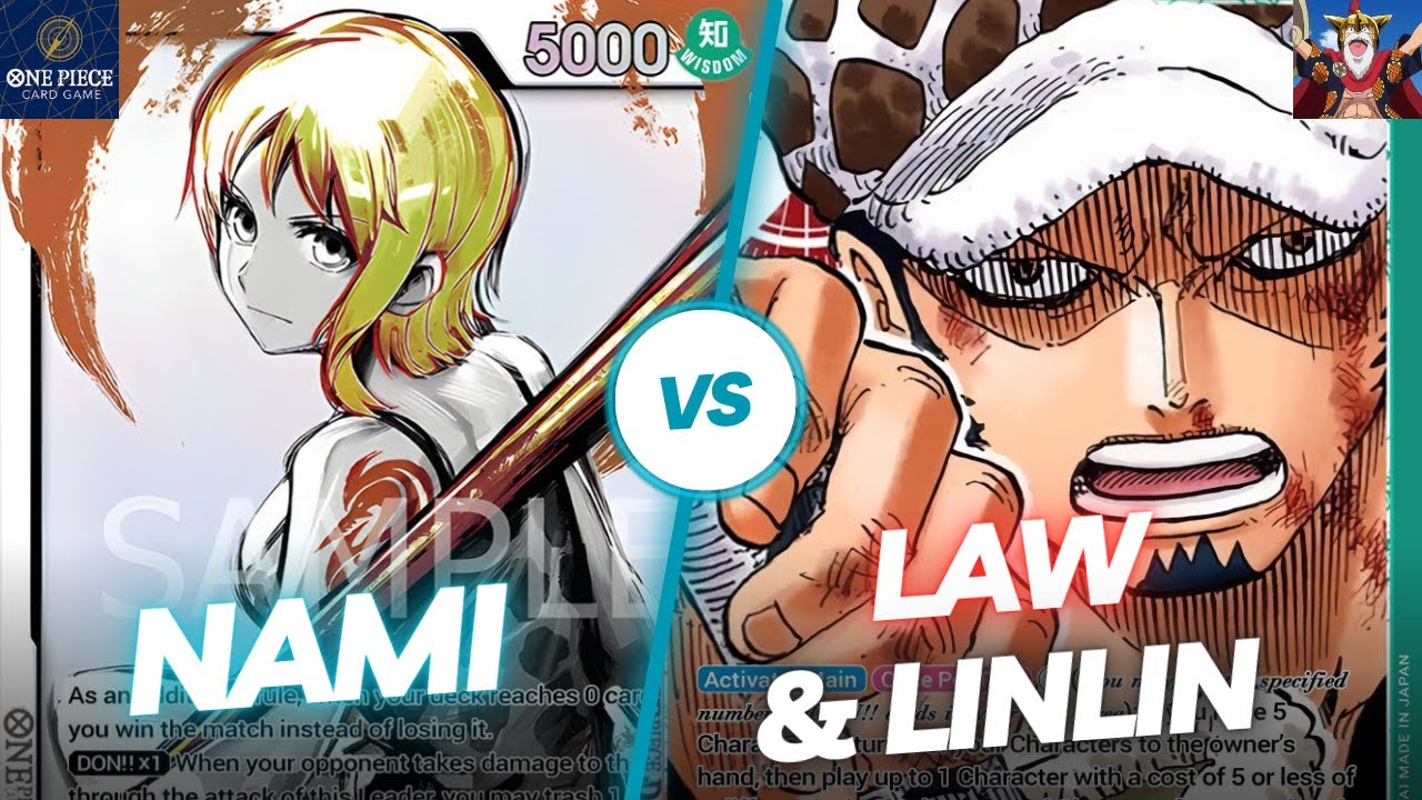 [OP04] Nami vs Law & vs Charlotte Linlin - Finally Learning To Play Nami! - One Piece Card Game