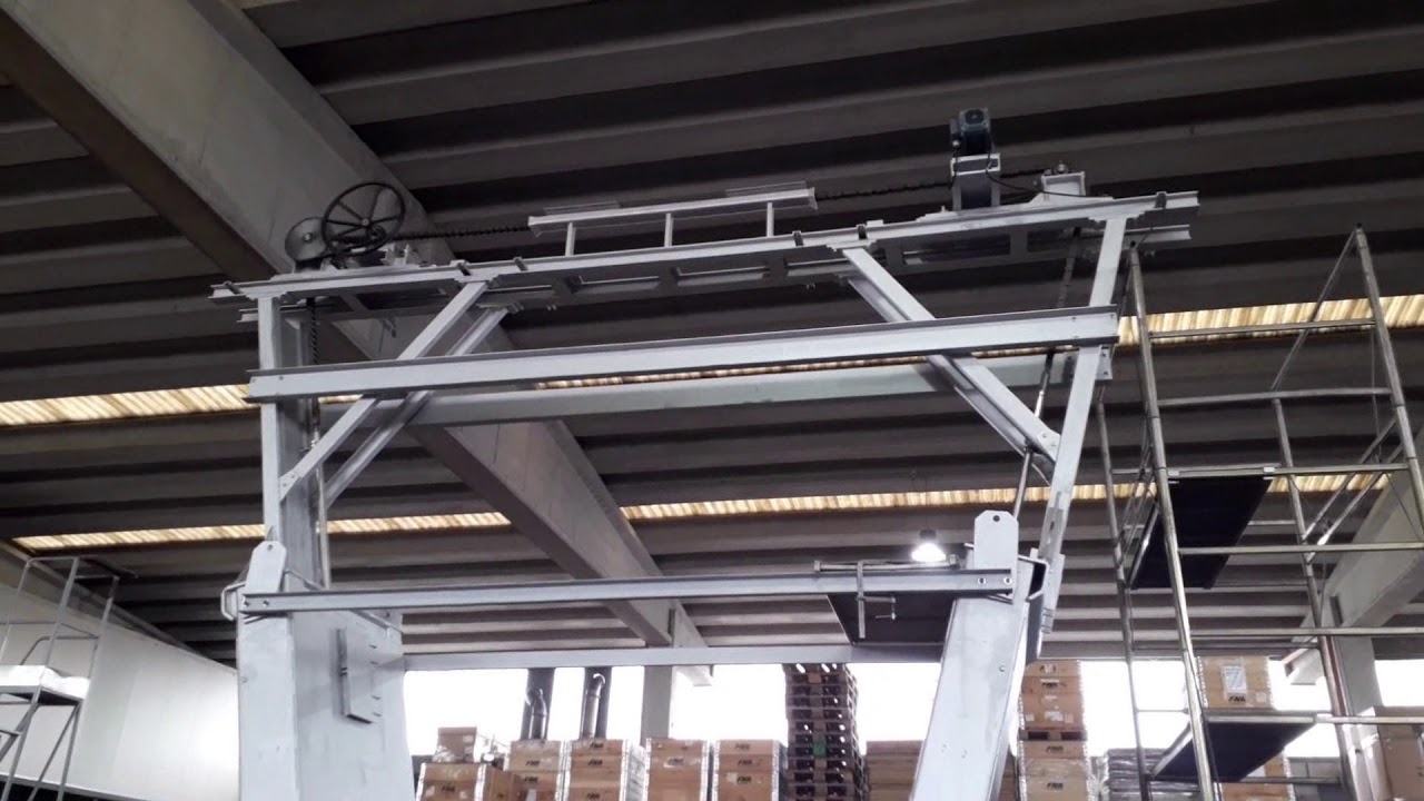 Impianto regolazione fumi per vetrerie