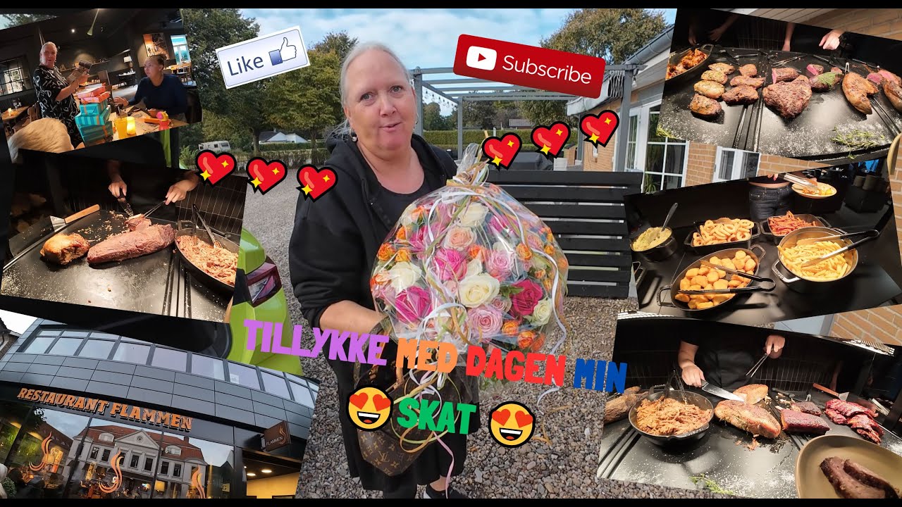 HIP HURRA DET ER SARINA'S FØDSELSDAG💖💖💖DET SKAL FEJRES PÅ DEN NYE 🥩FLAMMEN🥩 I SØNDERBORG