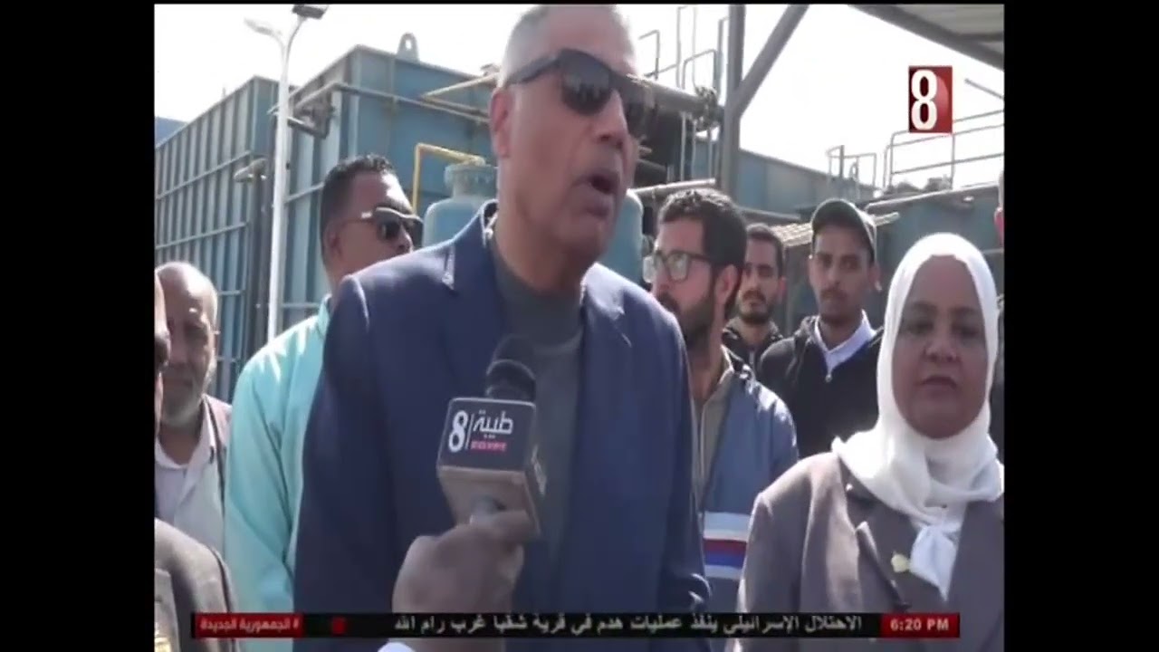 جولة تفقديه لمحافظ اسوان في مدينة ادفو