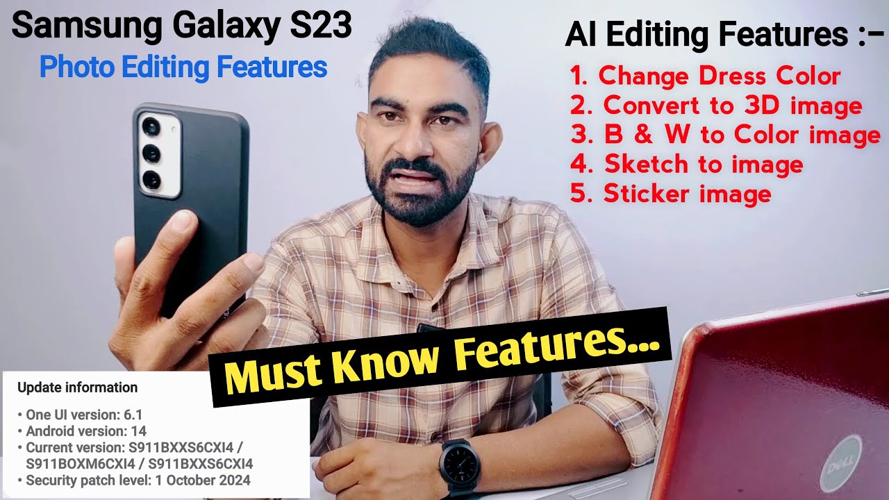 Samsung Galaxy S23 Best Photo Editing AI Features || Be a Photo Editing Expert with Samsung AI  ||
