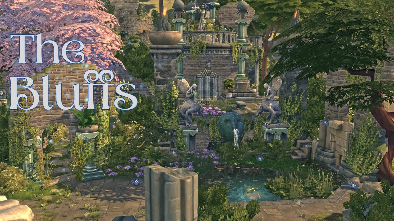 The Bluffs  🌊  Die Klippen 🌊   The Sims 4 Stopmotion BUILD  (No CC )