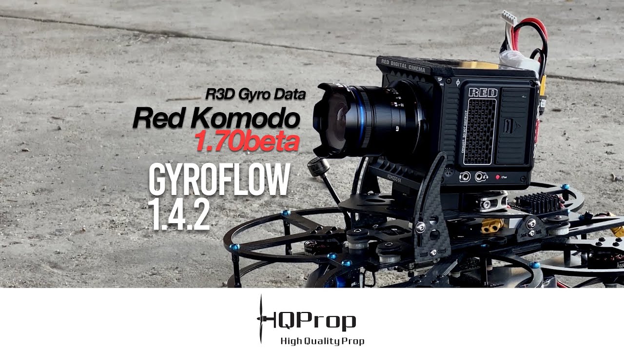 R3D Gyro data : Gyroflow 1.4.2 with Red Komodo 1.7Beta