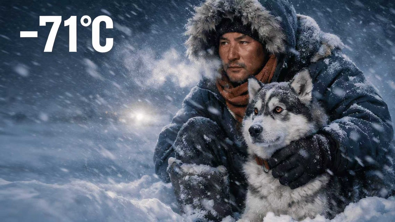 Deadly36Hours Without Fire: A 38-Year-Old Man and 1 Loyal Dog Kept Each Other Alive at -71°C,Yakutia
