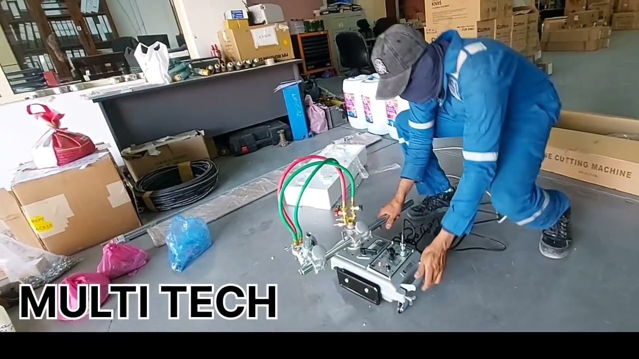 pug cutting machine unboxing and assembling