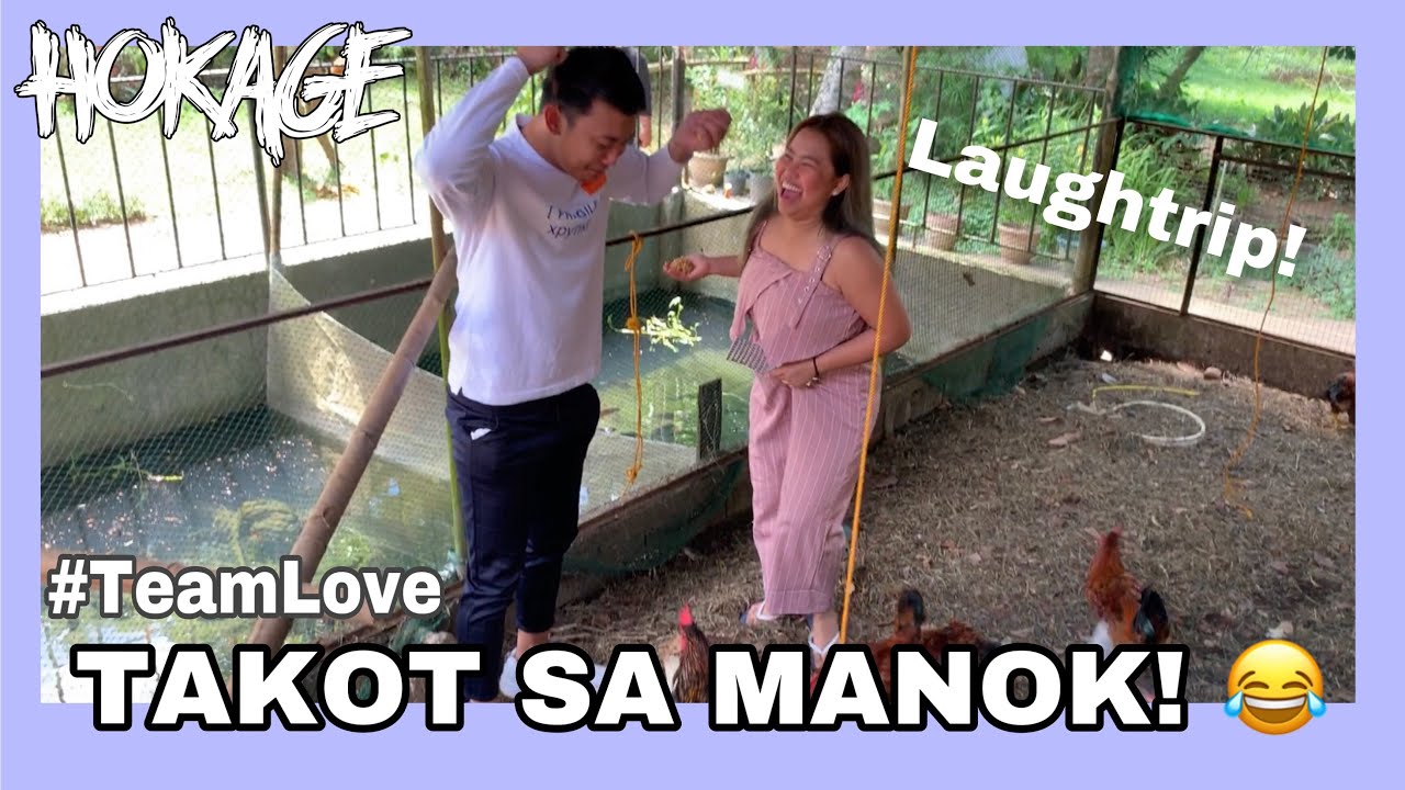 NAGPAKAIN NG MANOK NA PULA 😂  Laughtrip! #TeamLove