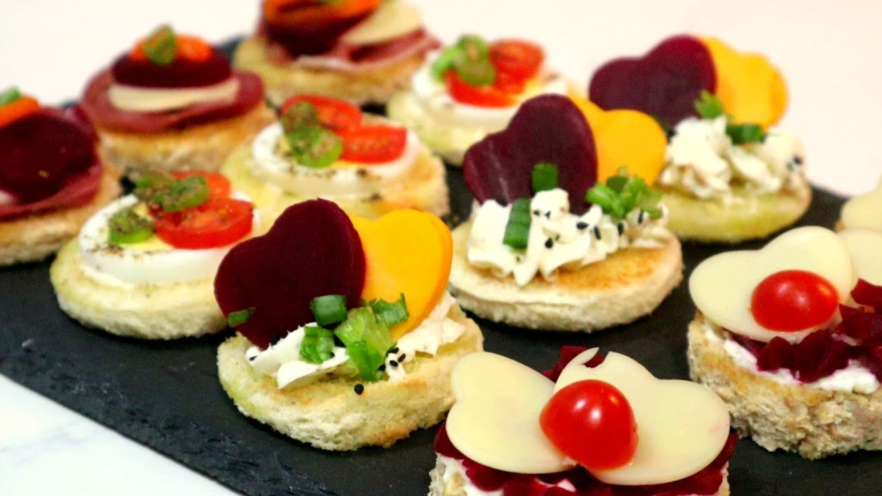 Let's Make some Appetizers for Valentine's Day / Chana's Creations