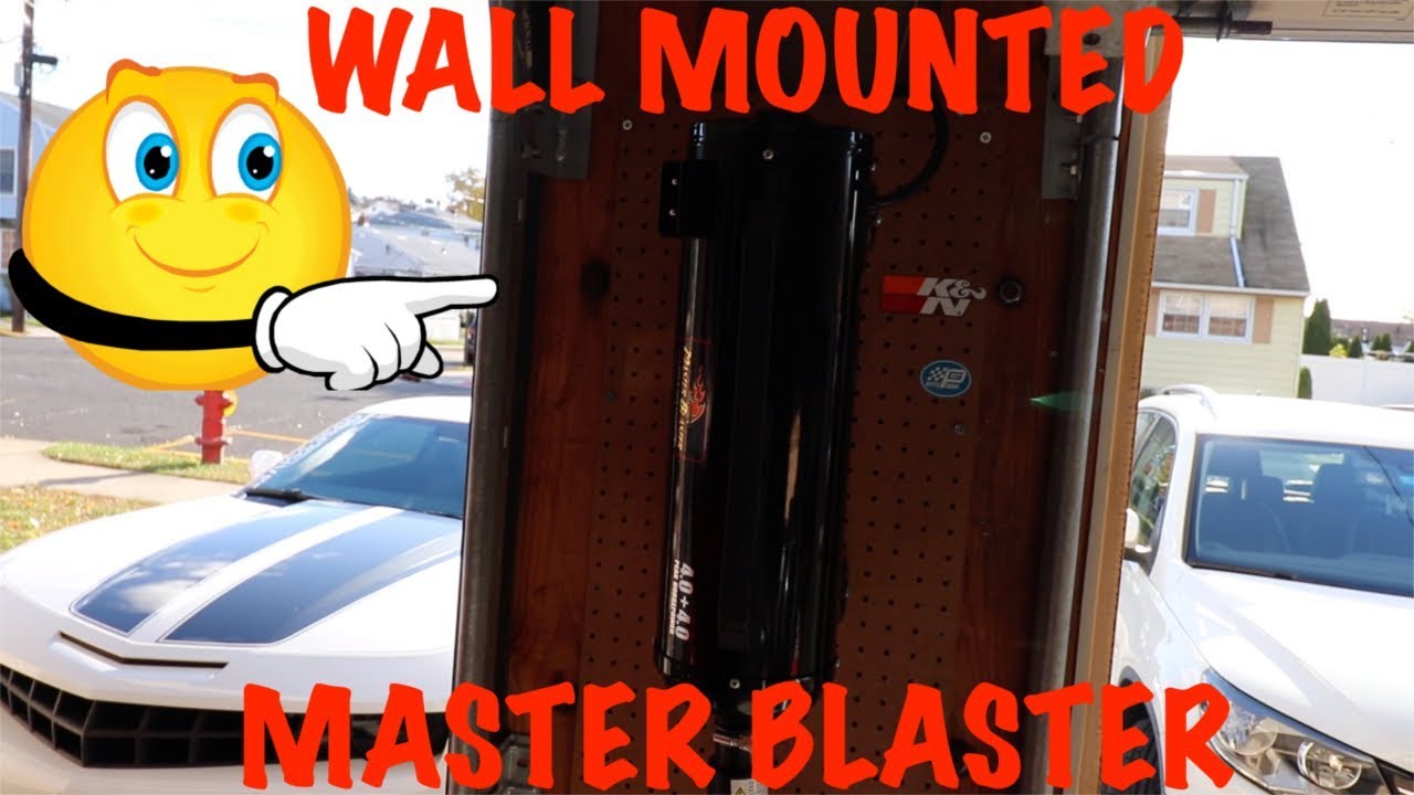Master Blaster 8HP Car Dryer Wall Mounted
