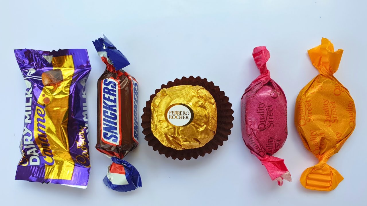 ASMR CANDY CHOCOLATES! 🌍🍫Ferrero rocher, snickers, quality street