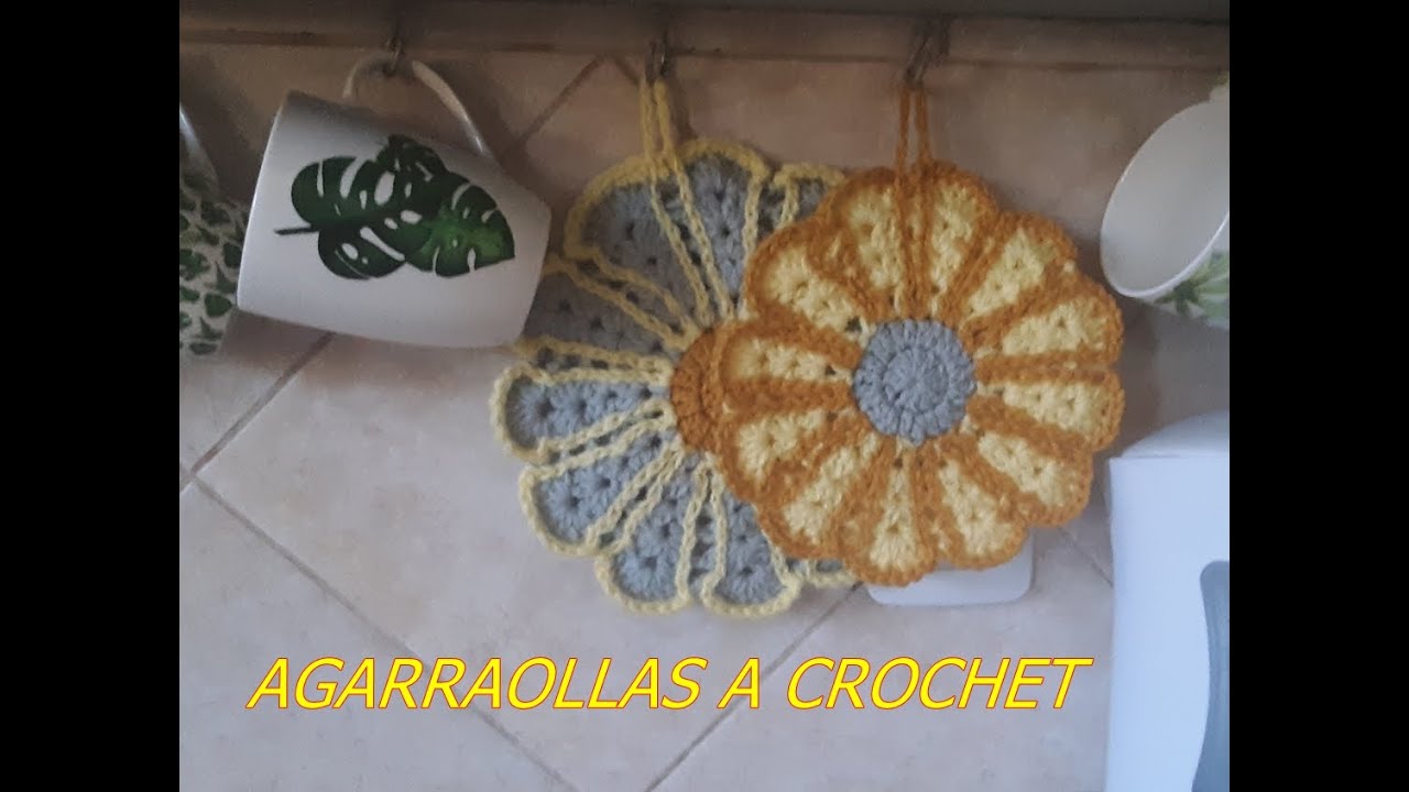Agarraollas a crochet,ganchillo