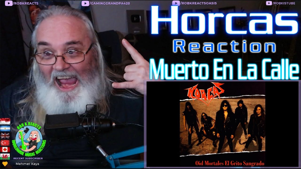 Horcas Reaction - Muerto En La Calle - First Time Hearing - Requested