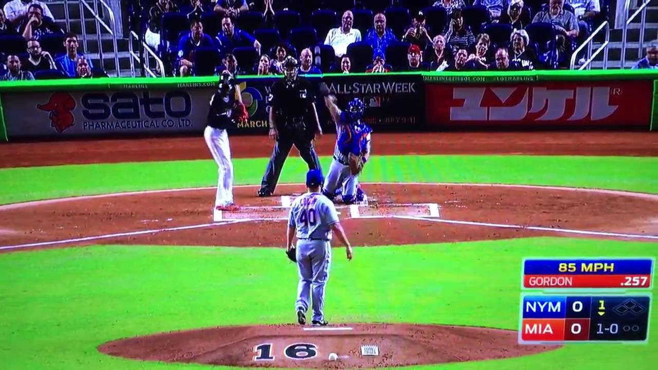 Dee Gordon crys emotional Homerun honors Jose Fernandez Vs Mets