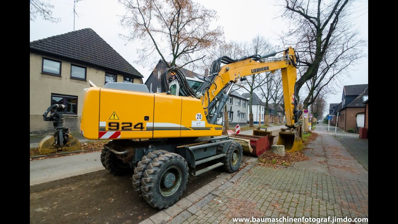 Bagger LIEBHERR A 924 C mit Likufix