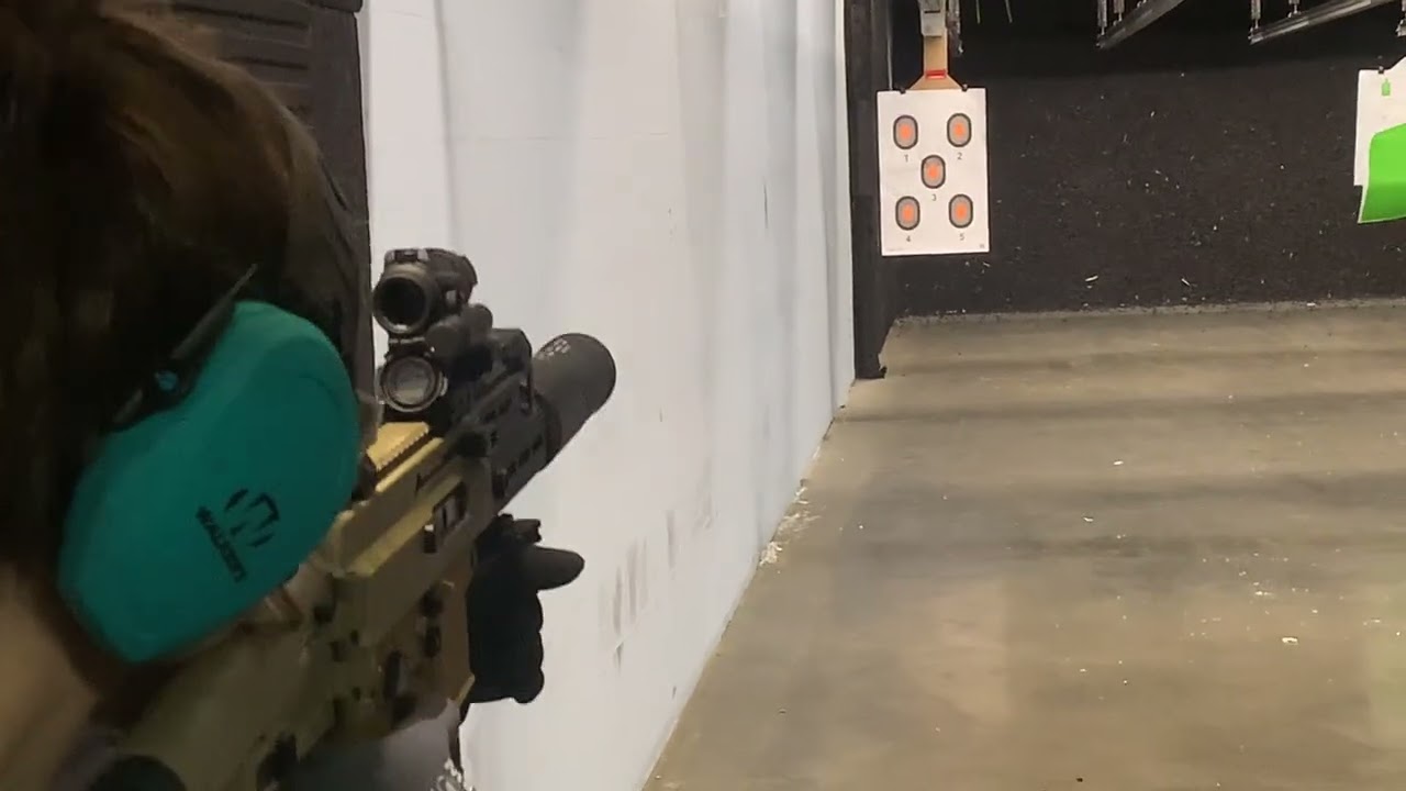 Malia shoots the B&T APC 300