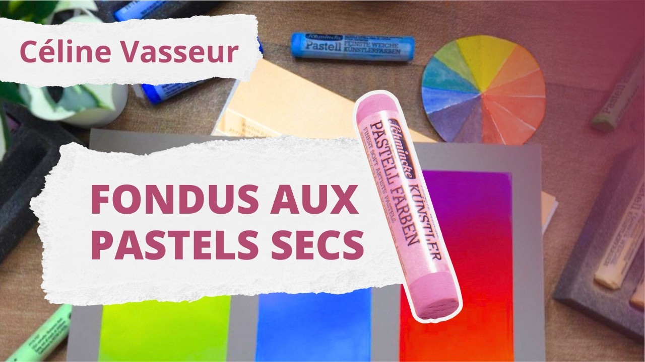 Conseils pour réussir vos fondus et dégradés au #pastel sec