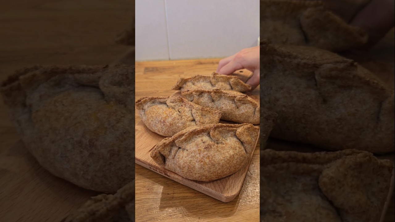 Empanadas de calabaza y choclo con masa integral casera 😍Receta completa en Instagram y Tiktok &hearts;️