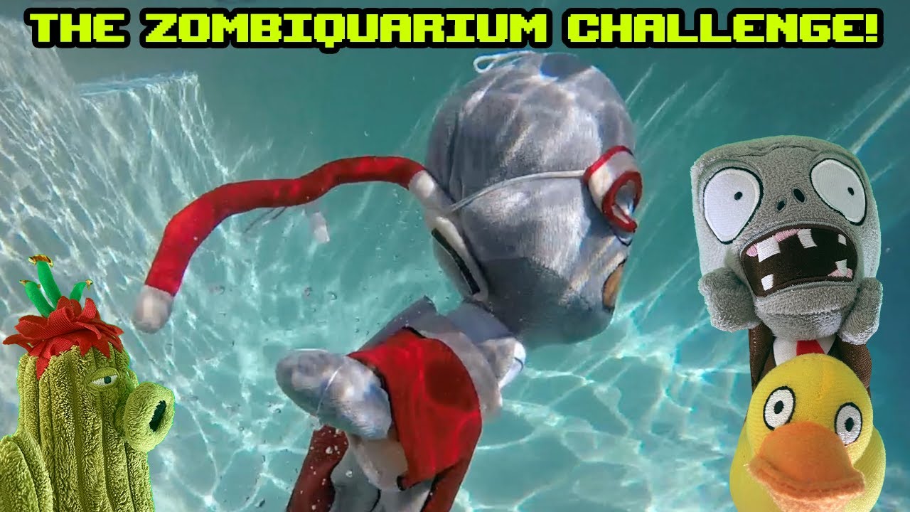 The Zombiquarium Challenge! | Plants vs. Zombies Plush