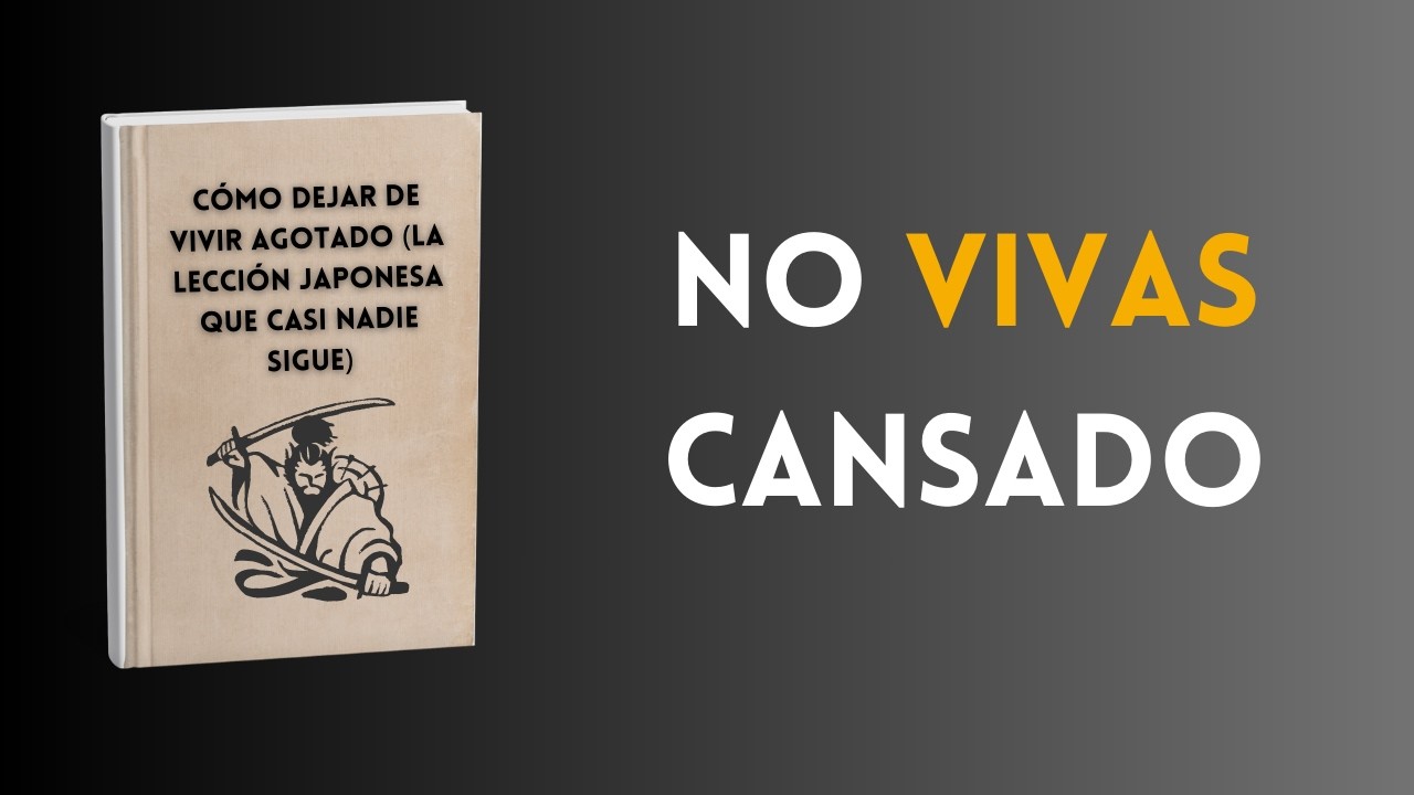 Cómo dejar de vivir agotado (la lección japonesa que casi nadie sigue)
