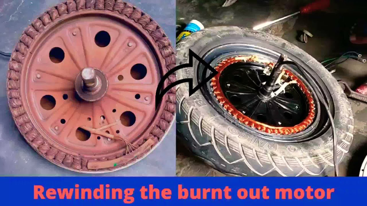 How to rewind okinawa praise hub moter #motorwinding #electricscooters #deeputhakurbsr #hubmotor