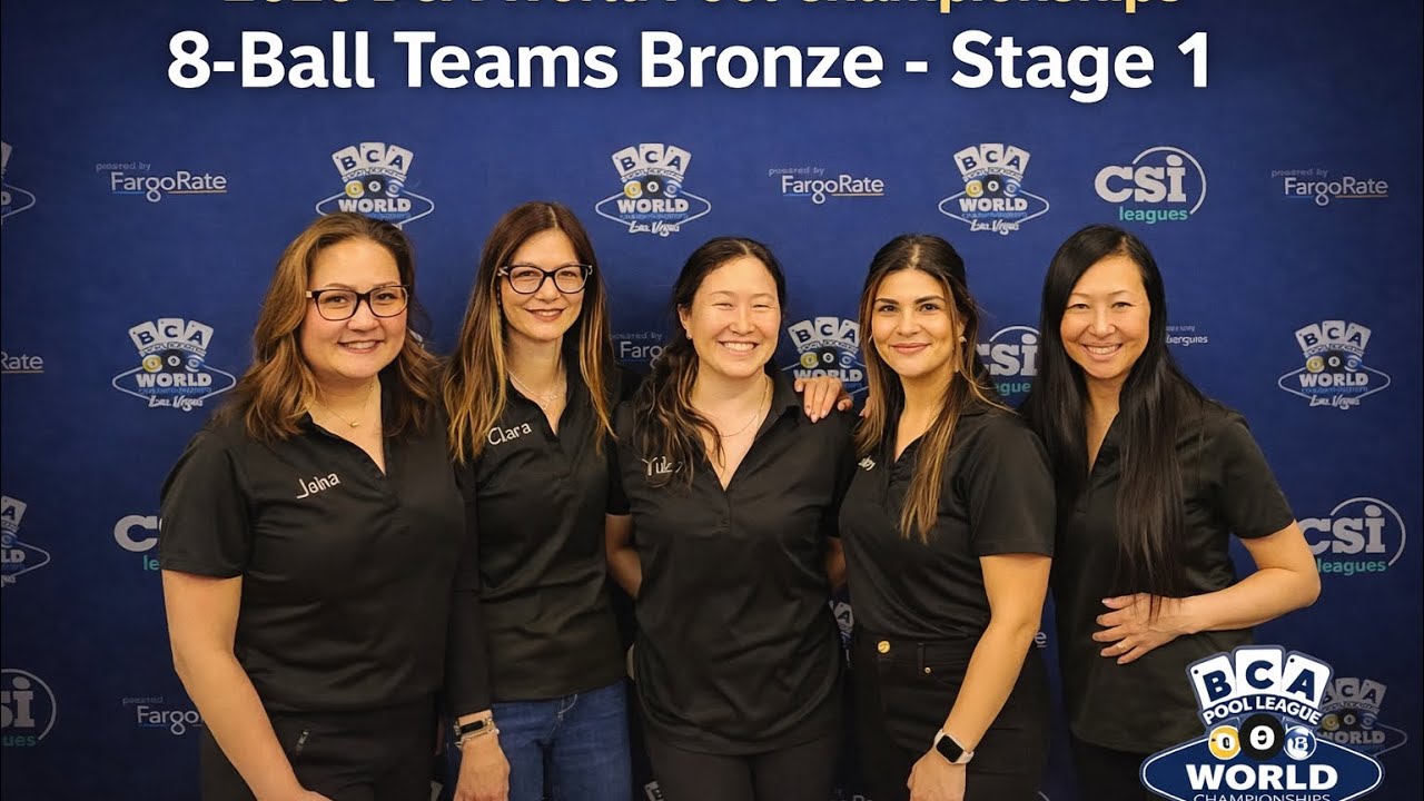 2026 BCA World Pool Championships | 8-Ball Teams Bronze: Stage 1 - Match 1