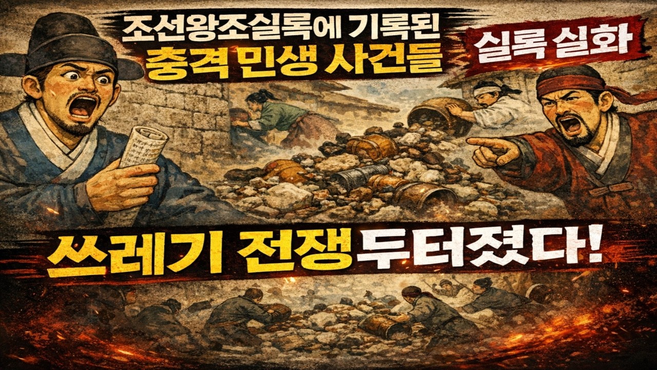조선왕조실록에 기록된 충격 민생 사건들: 쓰레기 전쟁부터 격쟁까지