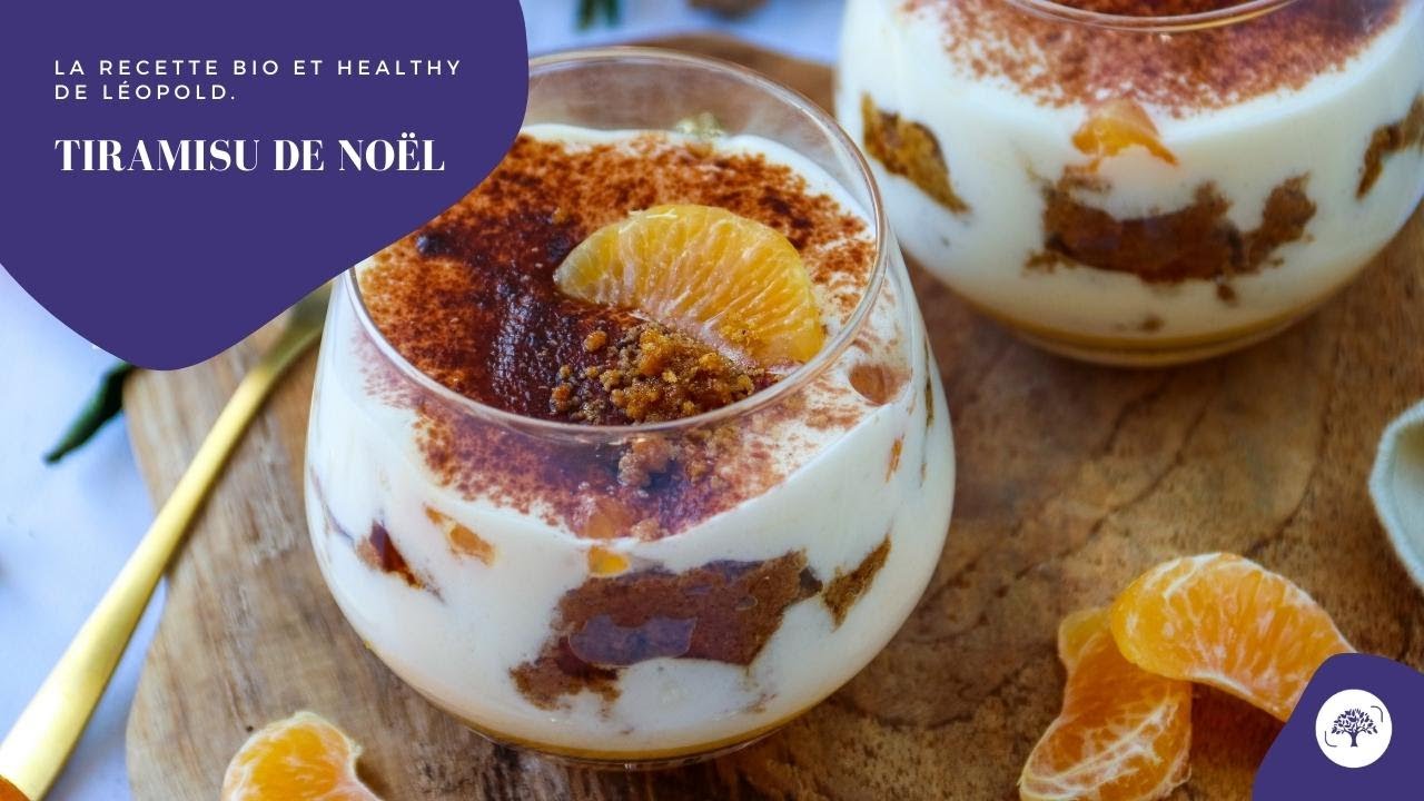 Tiramisu de Noël à la clémentine et au skyr