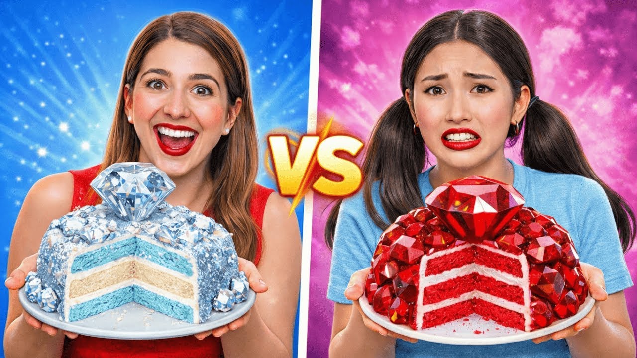 RUBIN VS DIAMENT 💎🍰 Najdroższe wyzwanie tortowe w historii według 123 GO! GOLD