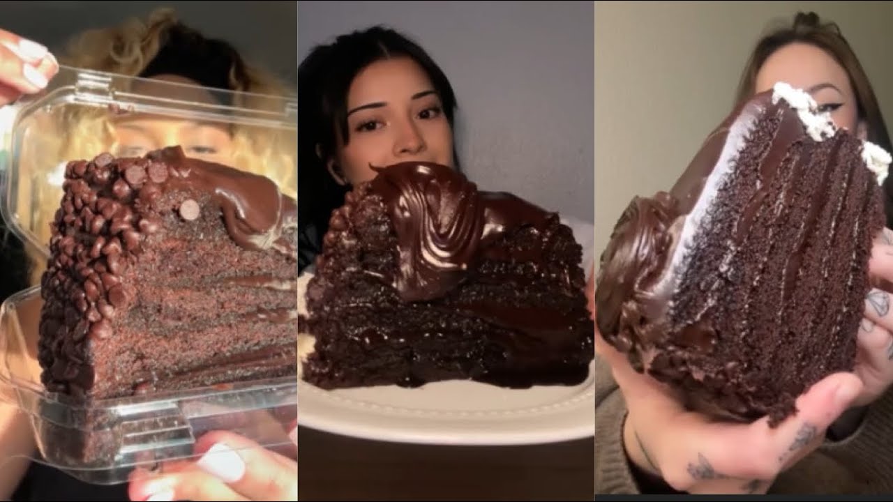 Best Chocolate Cake TikTok Mukbang Compilation