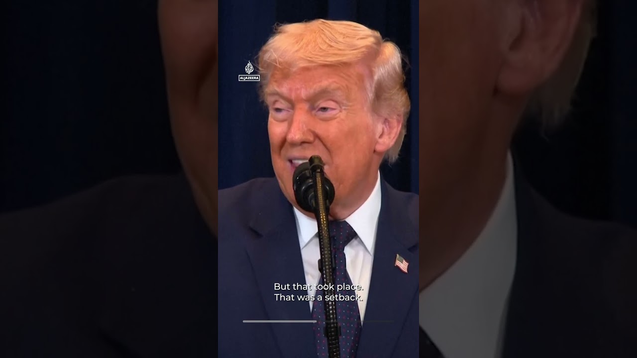 Trump claims Iran planned to &lsquo;take over Middle East&rsquo; before US attacked | AJ #shorts