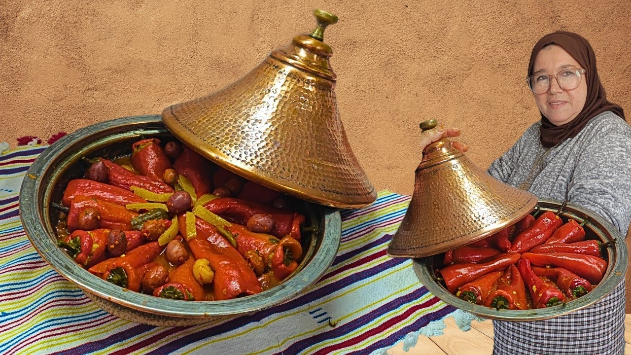 فلفلة معمرة بالروز على طريقة زمان 🌶 عشاء سهل وسريع بدون لحوم 👉 flfla broz