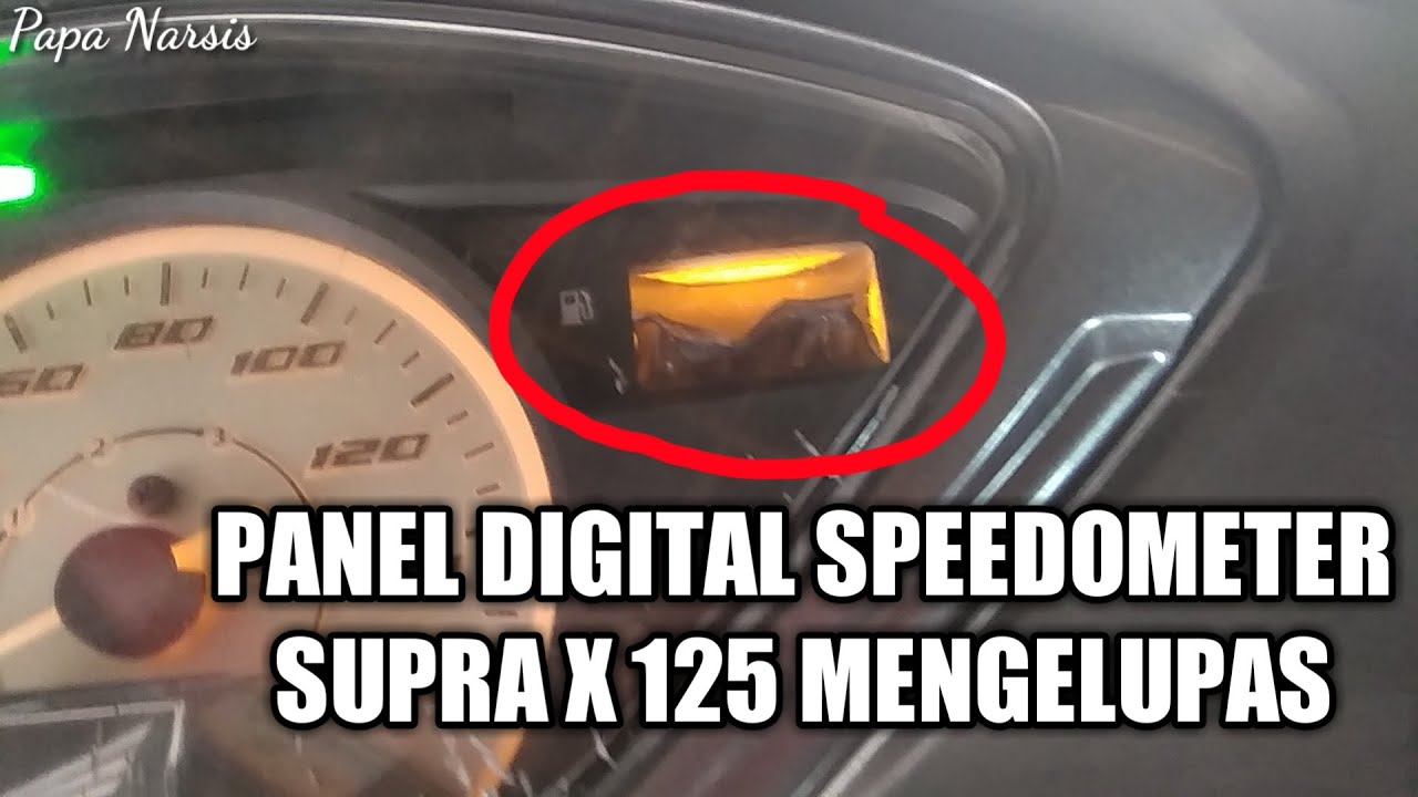 CARA GANTI METER BENSIN SUPRA X 125 BLANK | POLARISER