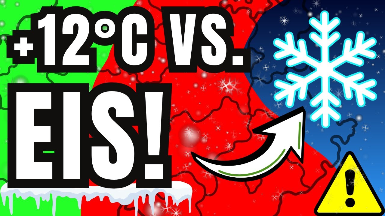 EXTREM-WETTER: +12°C vs. EISPANZER - Die Spaltung kommt HEUTE Nacht!
