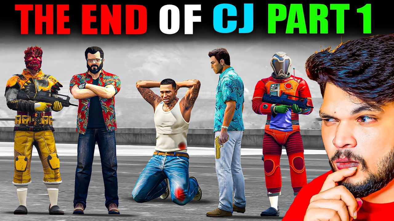 The End of CJ? 😱 — Techno Gamerz & Tommy Vercetti’s Biggest Revenge Plan Revealed 💀🔥 | GTA 5 Part 1
