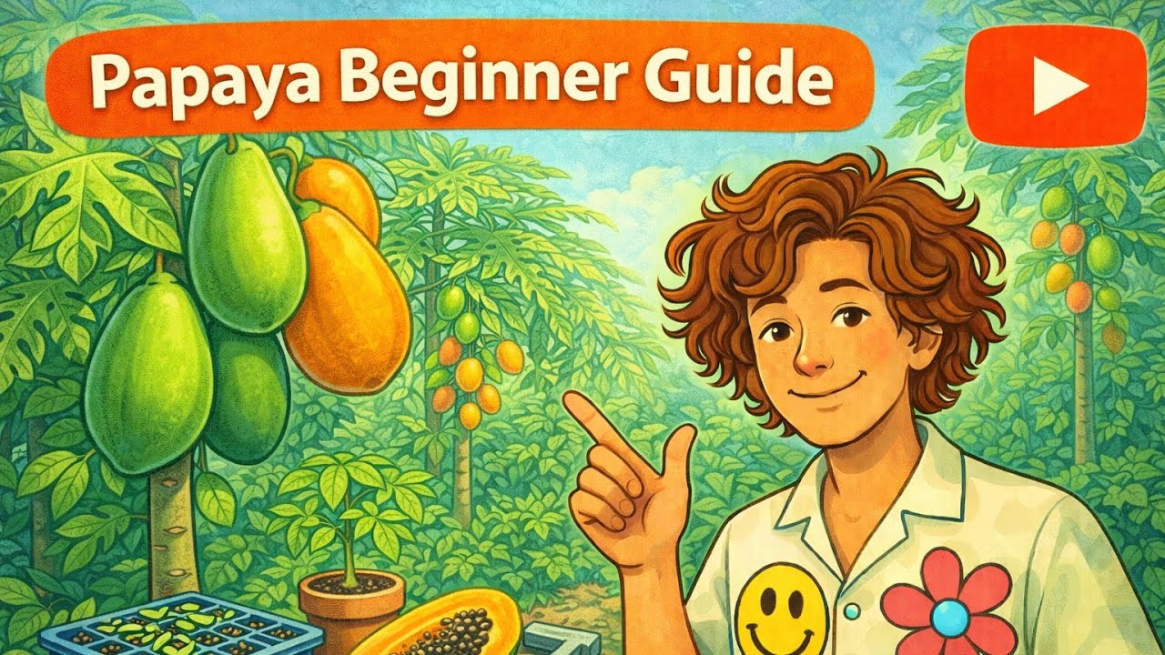 Papaya anbauen leicht gemacht 🌴 | Mein kompletter Anfänger-Guide!