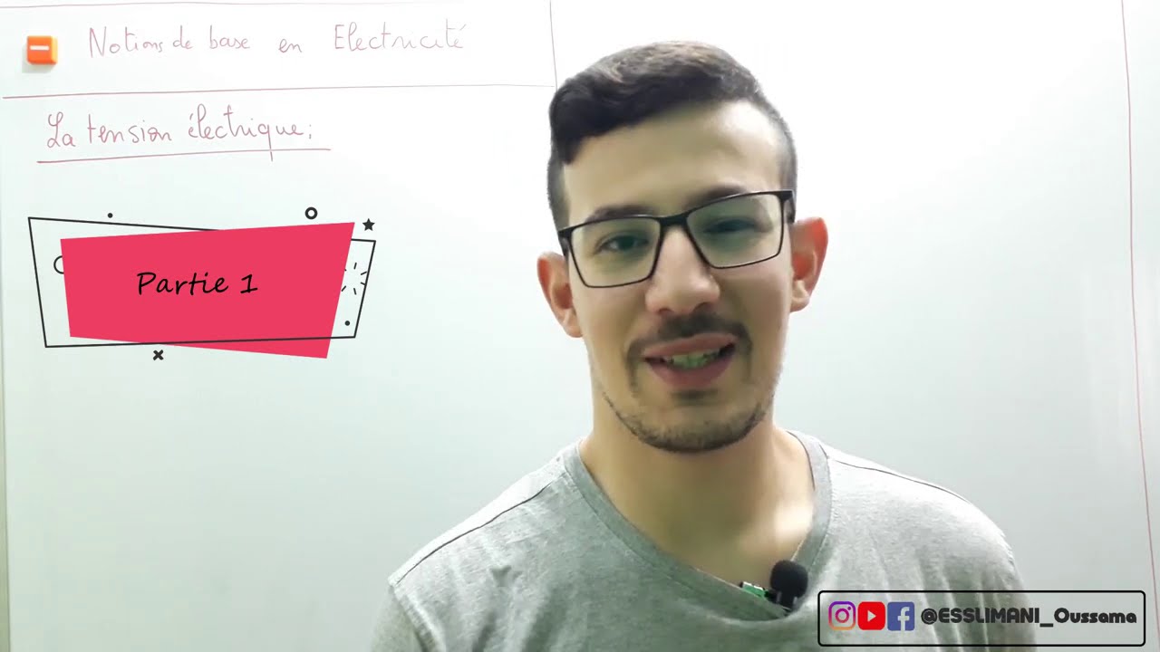 4.Tension électrique : Définitions/Différence de potentiel/Récepteur/Générateur (1/2)