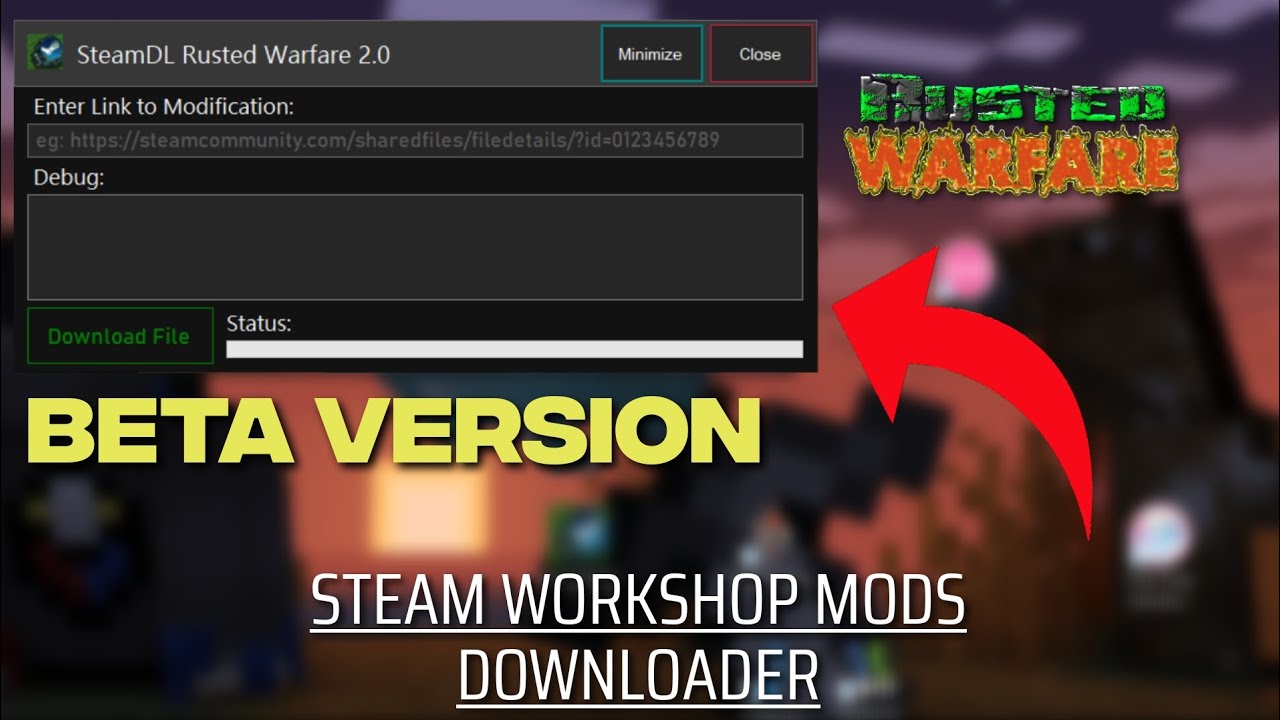 Rusted Warfare Steam Workshop Downloader FREE