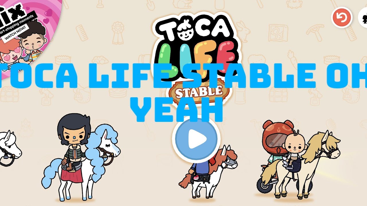 Toca life stable part 2. exploring the stable and forest part 2. tour Toca life stable