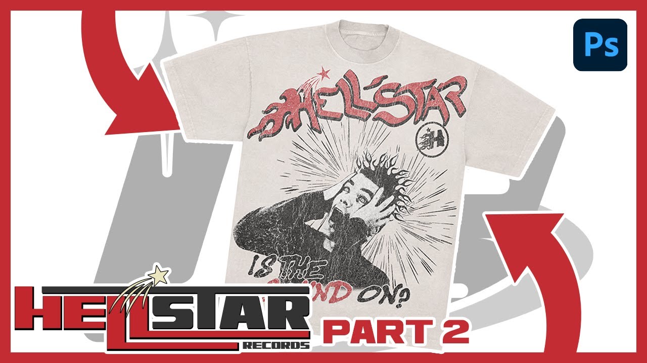 HOW TO DESIGN SHIRTS LIKE HELLSTAR PART 2