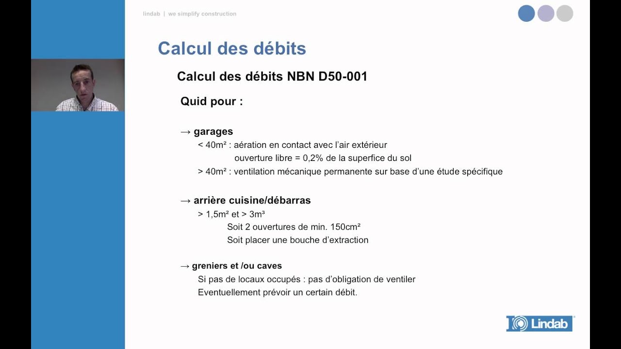 Atelier Système de ventilation D: Calcul des débits