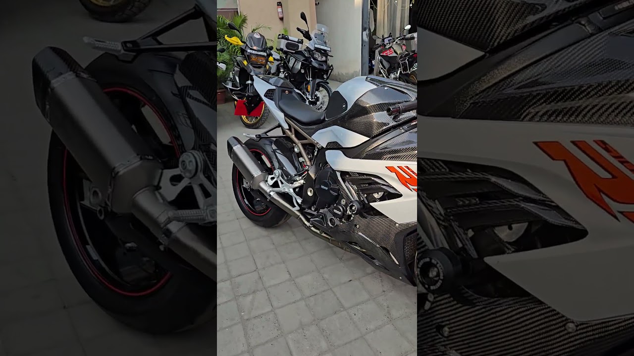 BMW S1000 RR 🔥🔥 WITH CARBON FIBRE #bmw #s1000rr