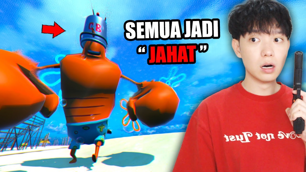Gua HARUS LAWAN semua MAHKLUK di BIKINI BOTTOM yang pake HELM ini - Spongebob: Night Shift 3