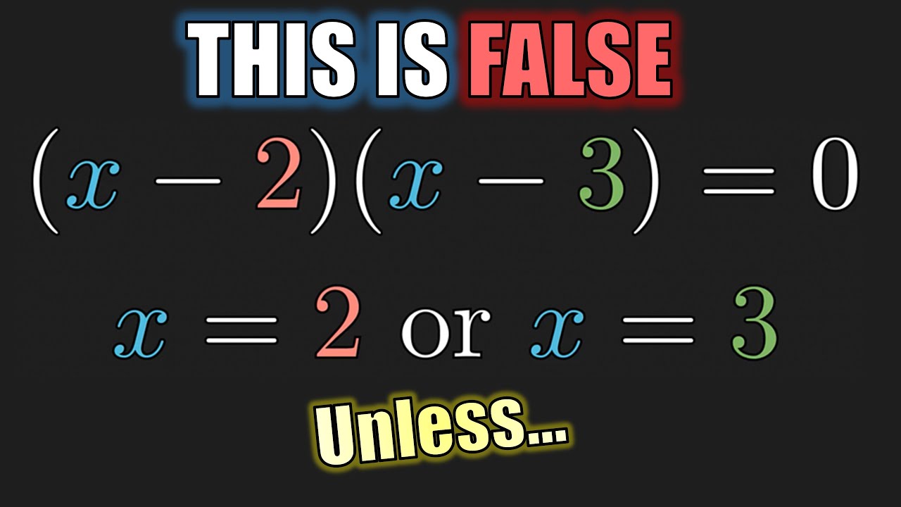 Zero Product Property is False - Divisibility, Units, Zero Divisors | Ring Theory E2