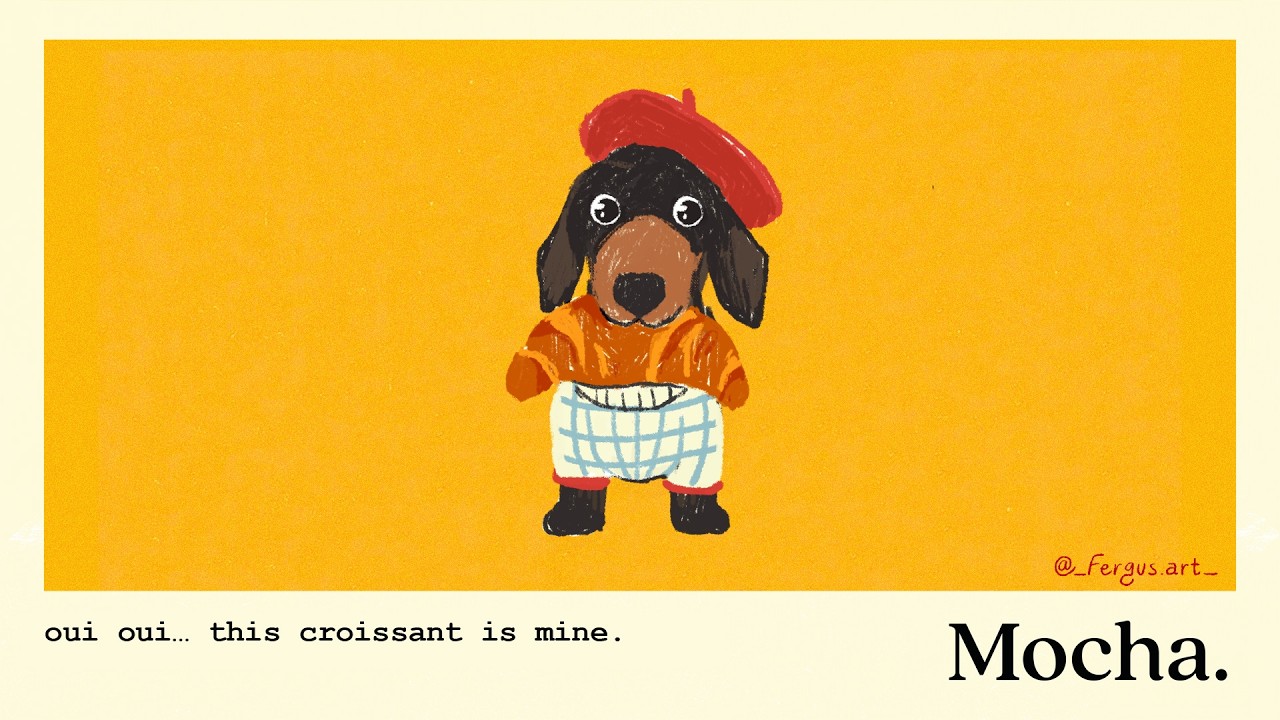 croissant pup.