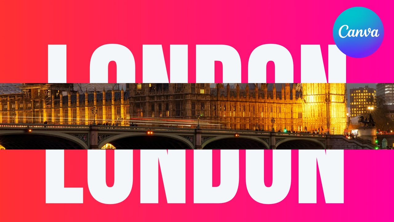 Split screen Animation with morph transition in canval | Split Text Animation in canva