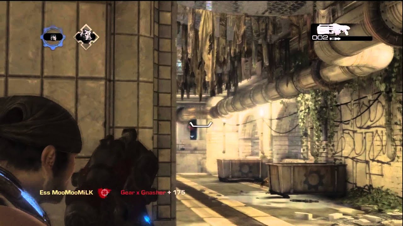 MooMooMiLK 1v8 Clutch on The Slab Gears of War 3