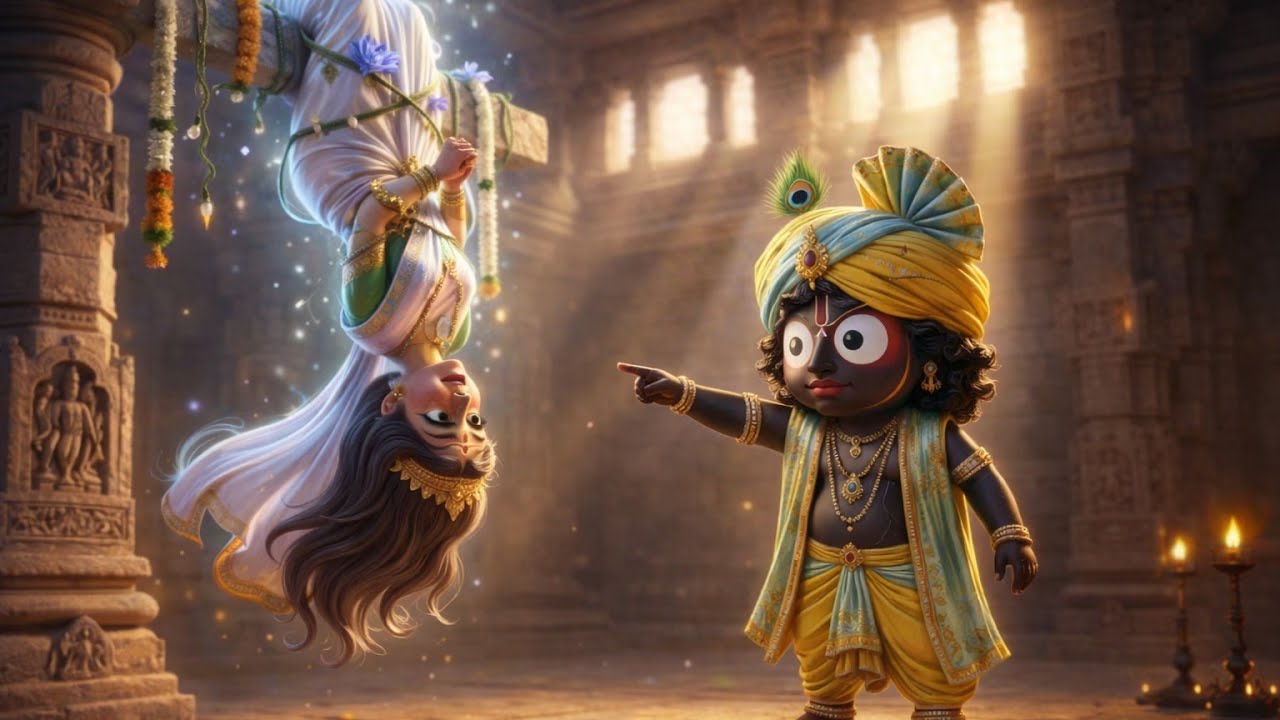 OMG😯जगन्नाथ जी ने एकादशी माता को उल्टा लटका दिया  आखिर क्यों सिर्फ़ एक चावल के लिए  उल्टा लटका दिया